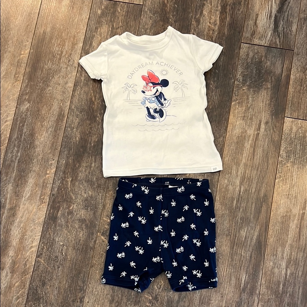 Gap Disney Kids Pajama Set - White and Navy
